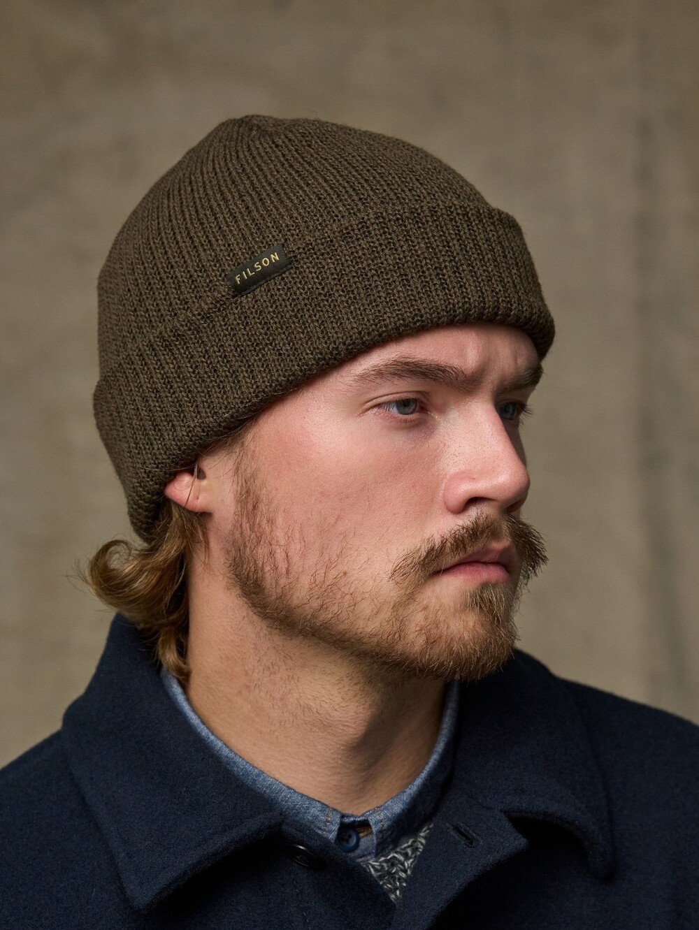Filson 100% Wool Watch Cap Beanie - Otter Green